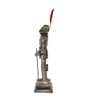 Medieval Knight Suit Of Plate Armor Feather Statue