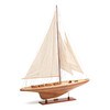 Shamrock I Yacht 1898 Americas Cup Wood Model UK Sailboat