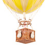 Hot Air Balloon Model Yellow White Wide Striped Ceiling Decor