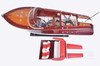 RC Riva Aquarama Speed Boat Wood Model Radio Controlled