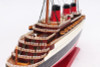 SS Normandie Ocean Liner Wood Cruise Ship Model