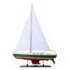 Omega 46 Sailboat Wood Sloop Model Yacht Fully Built