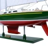 Omega 46 Sailboat Wood Sloop Model Yacht Fully Built