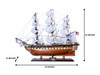 USS Constitution Full Crooked Sails Model Limited Edition