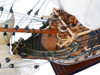 San Felipe Full Blowing Sails Wood Ship Model 28" Limited Edition