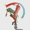 Circus Acrobat Classic Sky Hook Teeter Totter Tin Folk Art Toy