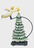 Angel Tree Christmas Sky Hook Tin Balance Folk Art Toy