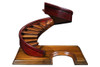 Spiral Stairs Red Staircase Architectural 3D Wooden Model