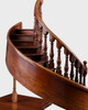 Palace Staircase Spiral Stairs Architectural 3D Wooden Model