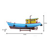 South Vietnam Fishing Refugee Boat Tau Vuot Bien