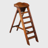 BNF Paris Library Steps Architectural 3D Wooden Model Staircase