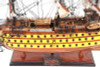Painted HMS Victory British Navy Tall Ship Model Nelsons Flagship