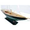 Eric Tabarlys Pen Duick Painted Wooden Model