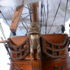 Danish Norske Love Tall Ship Wooden Model Norwegian Lion