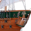 Danish Norske Love Tall Ship Wooden Model Norwegian Lion