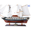 Russian Brig Merkuriy Mercury Painted Tall Ship Wooden Model