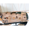 Russian Brig Merkuriy Mercury Painted Tall Ship Wooden Model