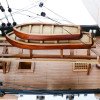 Russian Brig Merkuriy Mercury Painted Tall Ship Wooden Model