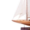 Rainbow Americas Cup Yacht Wooden Model U.K. Challenger