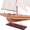 Rainbow Americas Cup Yacht Wooden Model U.K. Challenger