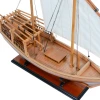 Indian Ocean Arabian Dhow Wood Ship Model Sailboat