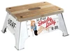 WW2 Aircraft Airplane Nose Art Girls Pullman Train Steps Foot Stool