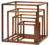 Set of 4 Cubes Da Vinci Platonic Hexahedron Models