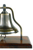 Brass Ship's Purser's Bell Bronze Antiqued Finish