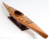 Cedar Strip Built Kayak Wooden Display Canoe Model 41" 