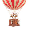 Red Royal Air Balloon Hanging Model Decor