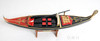 Handcrafted Venetian Gondola Wooden Work Boat Model