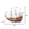 Swedish Vasa Wasa Wooden Model Tall Ship