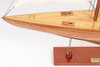 Columbia Yacht Model Americas Cup Wooden Sailboat
