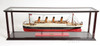 Ocean Liner Cruise Ship Model Display Case 