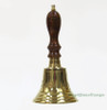 Solid Brass "US Navy" Hand Bell  Nautical Decor 