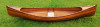 Display Cedar Strip Built Canoe NO Ribs Woodenboat USA