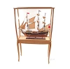 Large Display Case Tall Ship Boat Sailboat Model