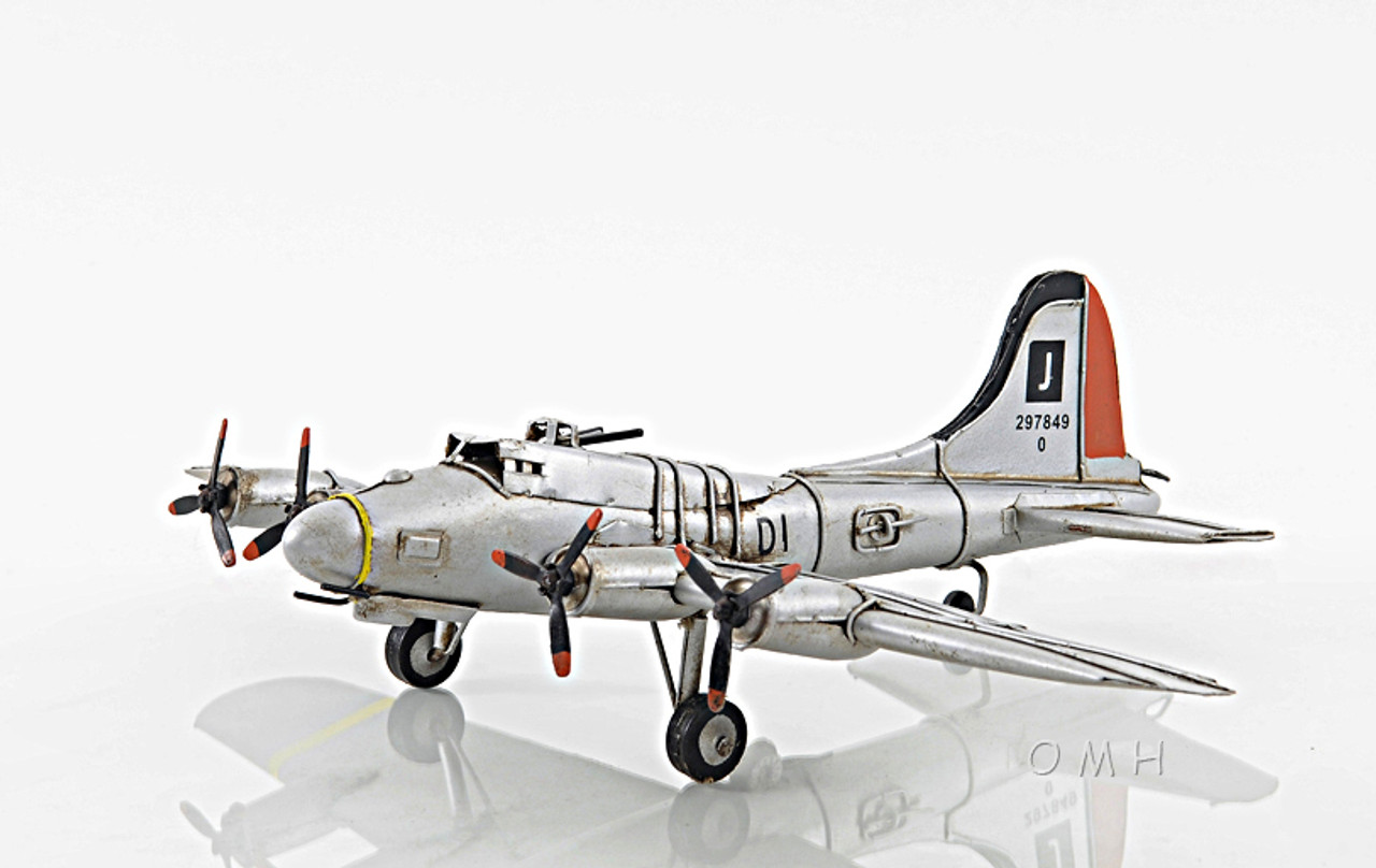 B-17 Flying Fortress Bomber Metal Desk Model