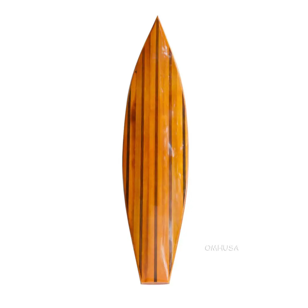 Cedar Wooden Surfboard 6'3 Shortboard Hollow Epoxy Fiberglass Tri