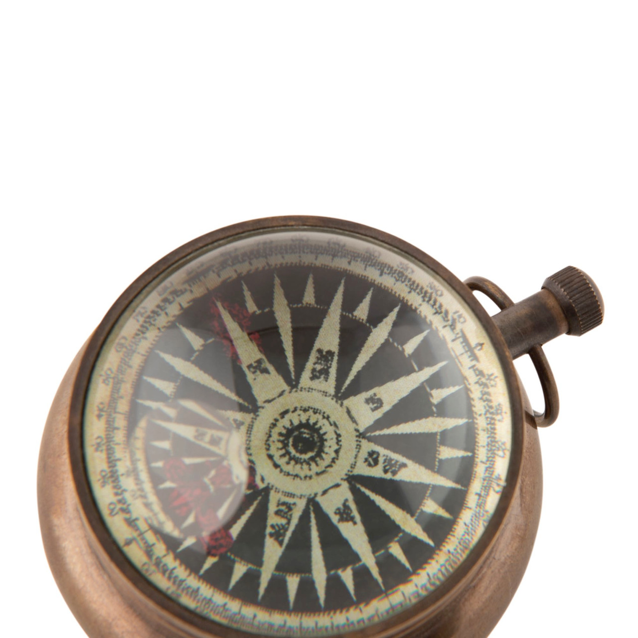 Desk clock porthole - brass - Nautic-Gifts