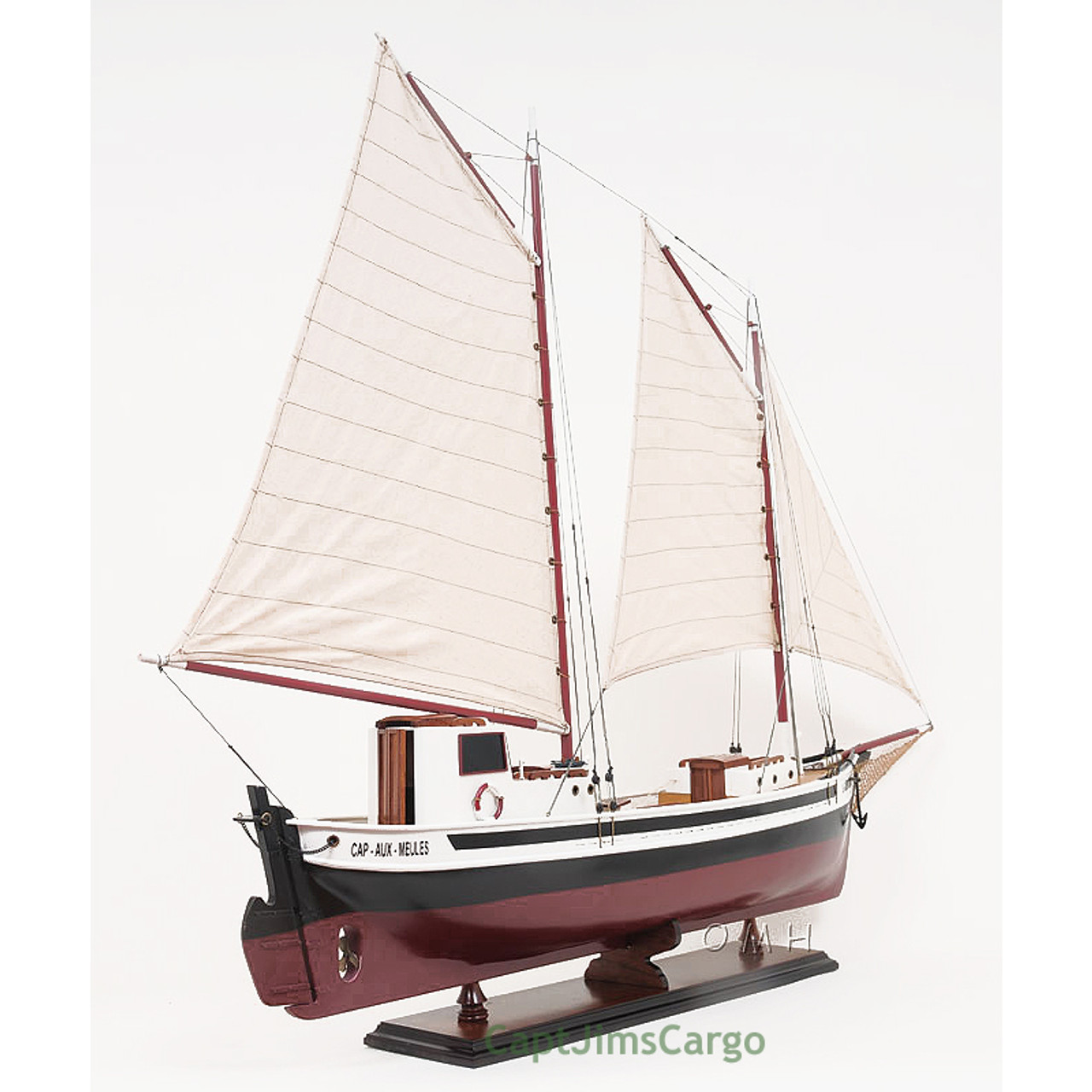 La Gaspesienne Fishing Boat Schooner Model Canadian Sailboat