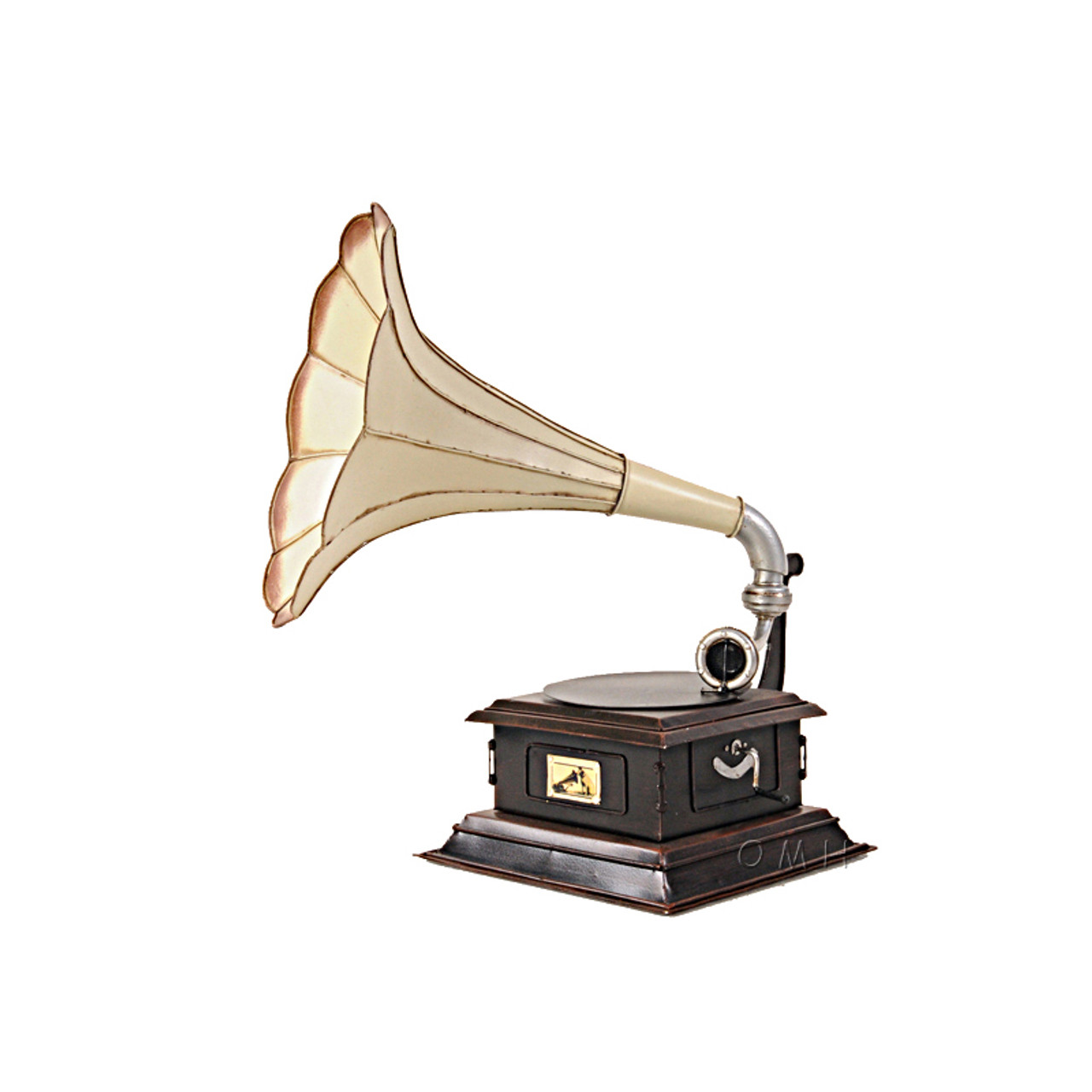 Gramophone Monarch Company Metal Model Decorative Phonograph