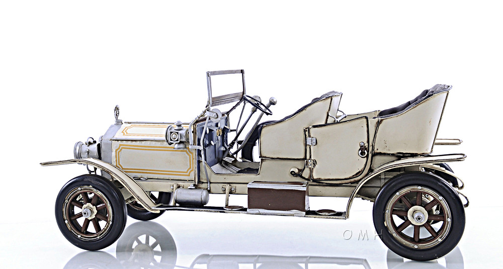 J*N様 1909 Roll Royce ロールスロイス Sliver 1909 Rolls-Royce Silver Ghost 40/50 HP Metal Car Model 19.5
