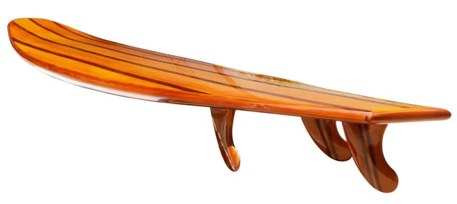 Cedar Wooden Surfboard 9' Long Board Hollow Epoxy Fiberglass Tri