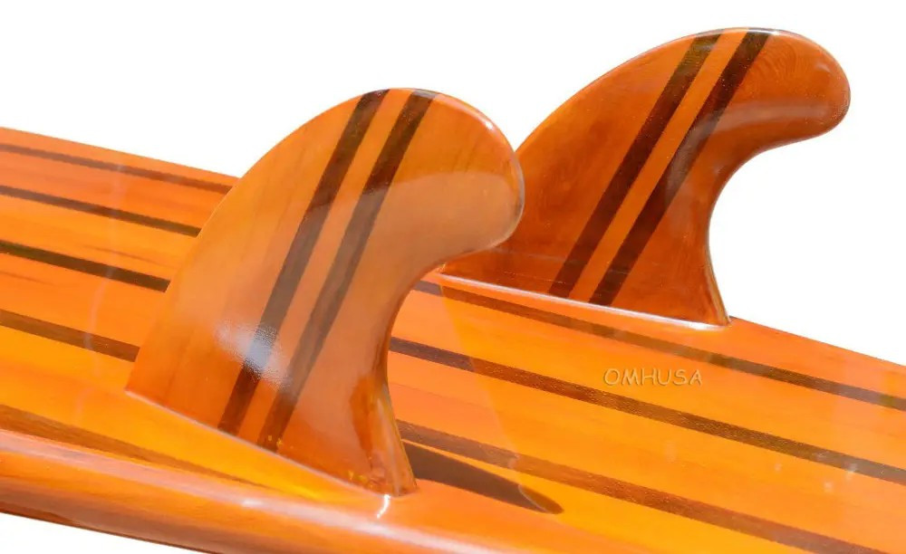 Cedar Surfboard Long Board Hollow Epoxy Fiberglass Tri Fin