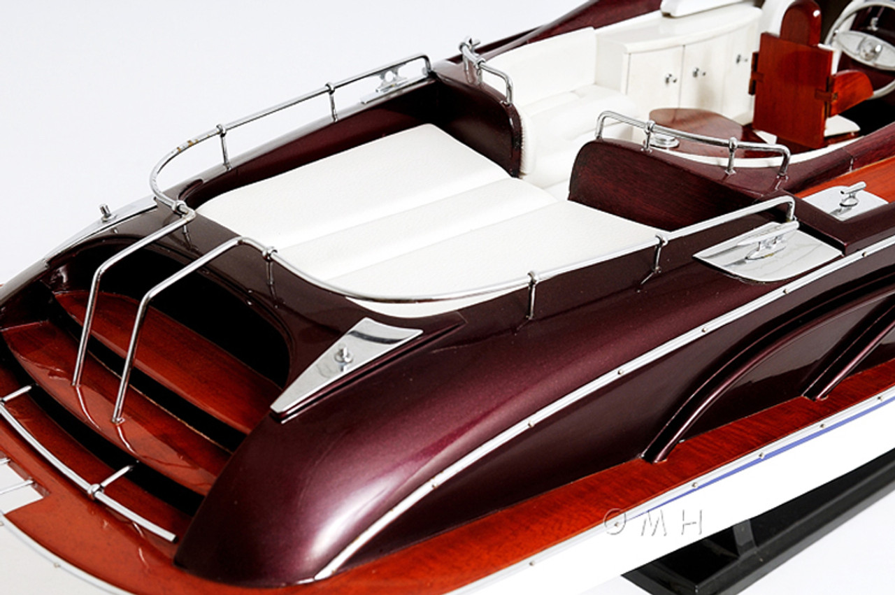 Riva 44 Rivarama Speed Boat Wooden Scale Model 37 Motor Yacht -  CaptJimsCargo