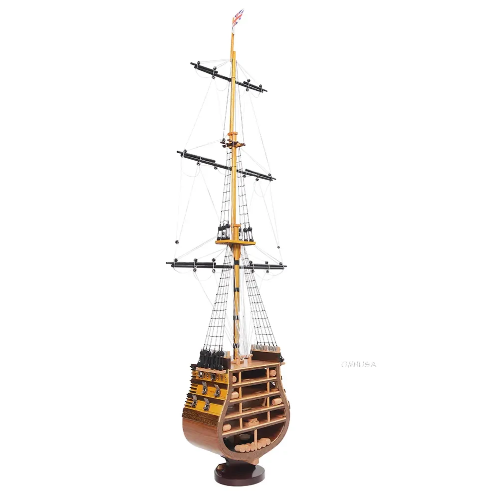 HMS Victory Cross Section Model Nelsons Flagship