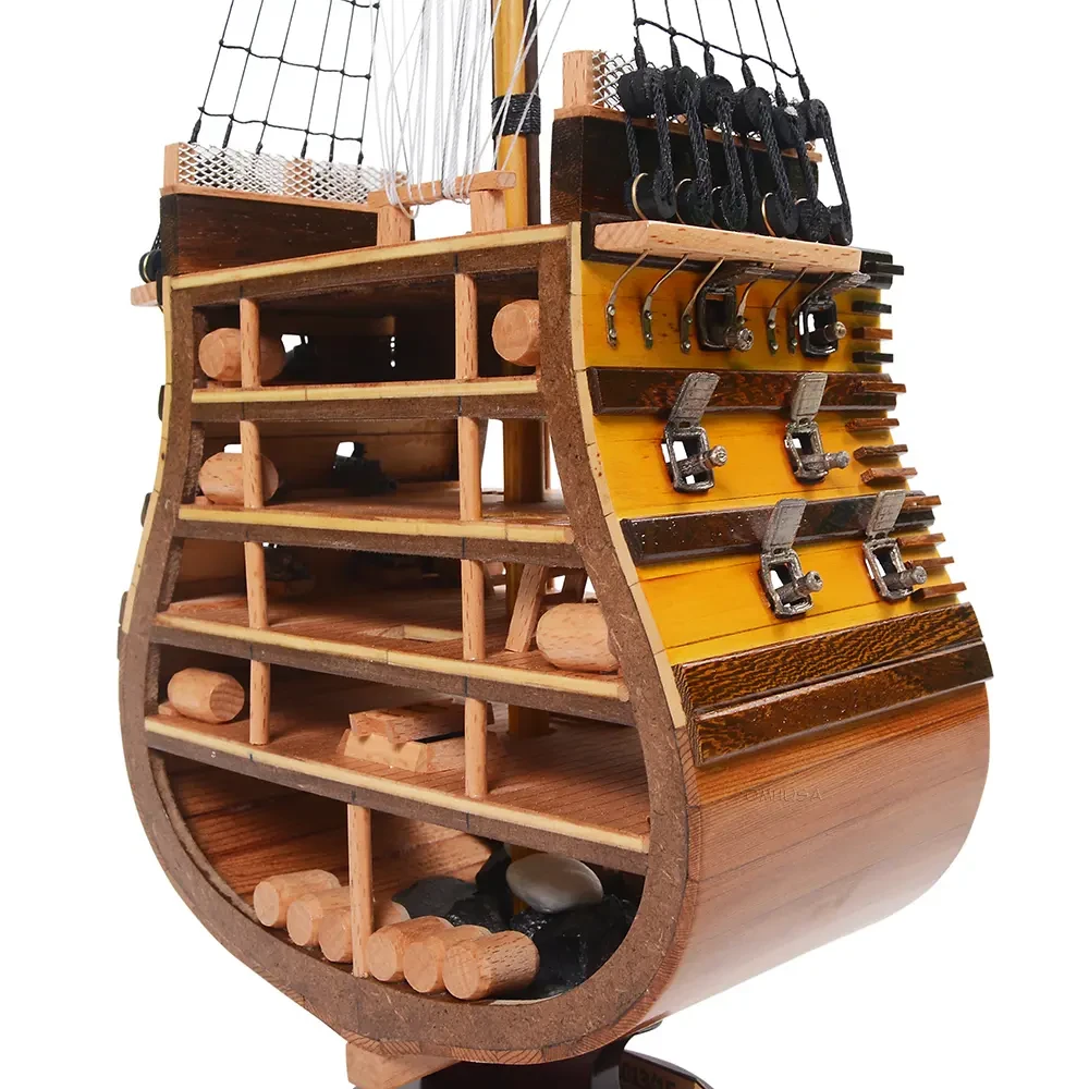 HMS Victory Cross Section Model Nelsons Flagship