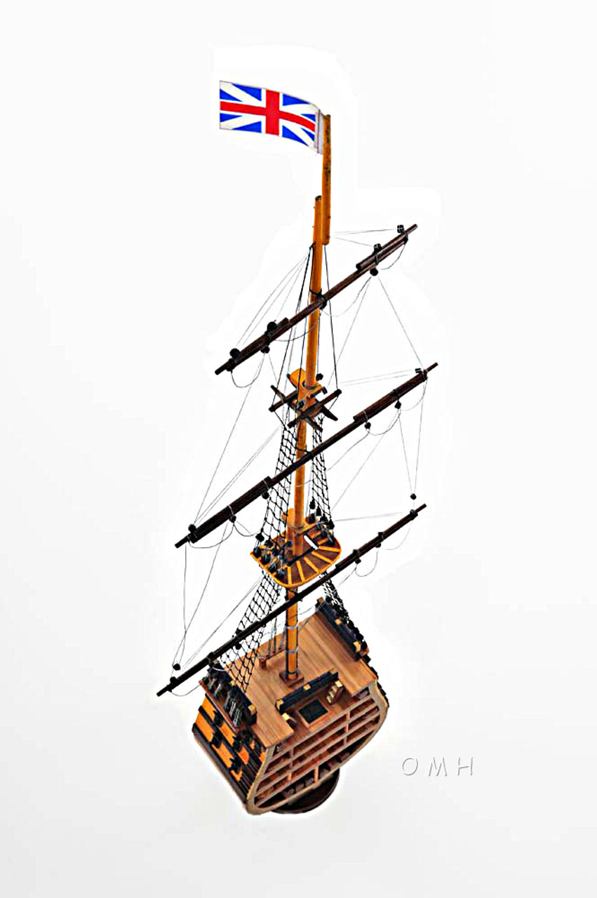 HMS Victory Cross Section Model Nelsons Flagship