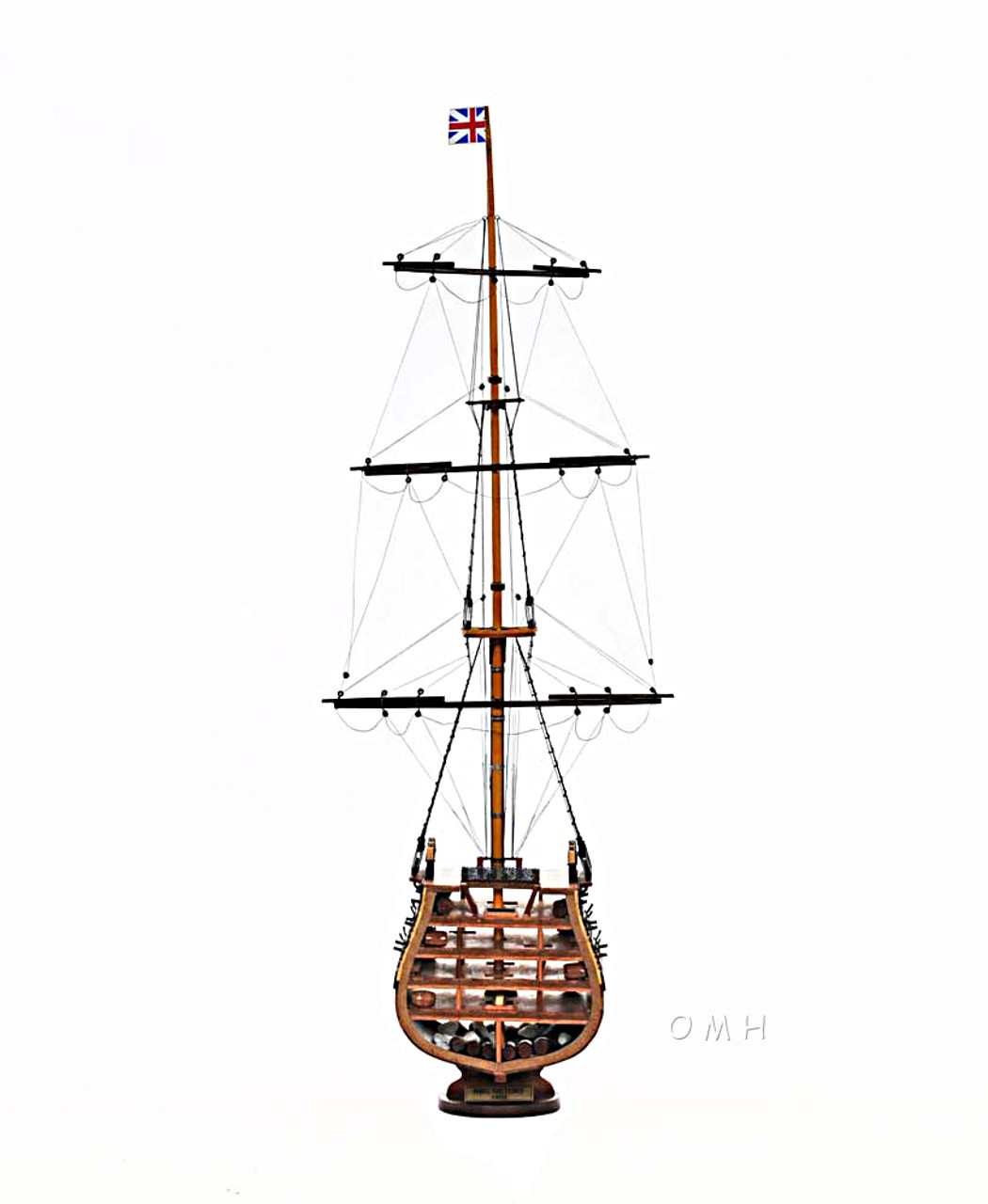 HMS Victory Cross Section Model Nelsons Flagship